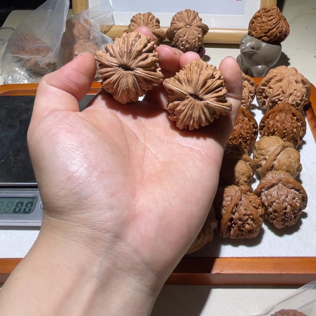 吊坠文玩核桃43全品四座楼