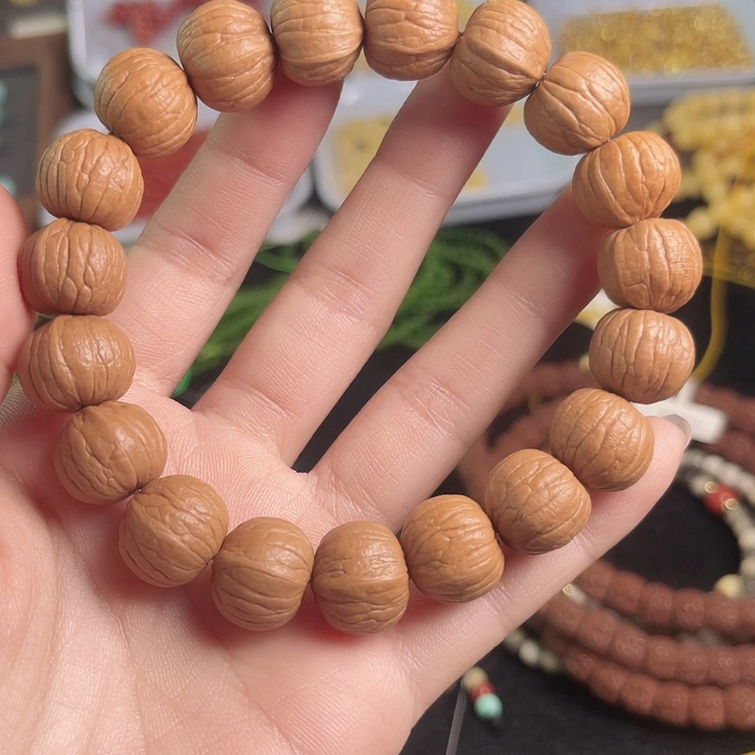 猴头核桃吊坠手串