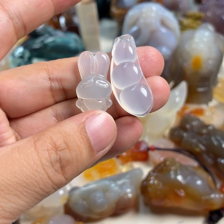 玛瑙/玉髓未镶嵌吊坠(不含链)