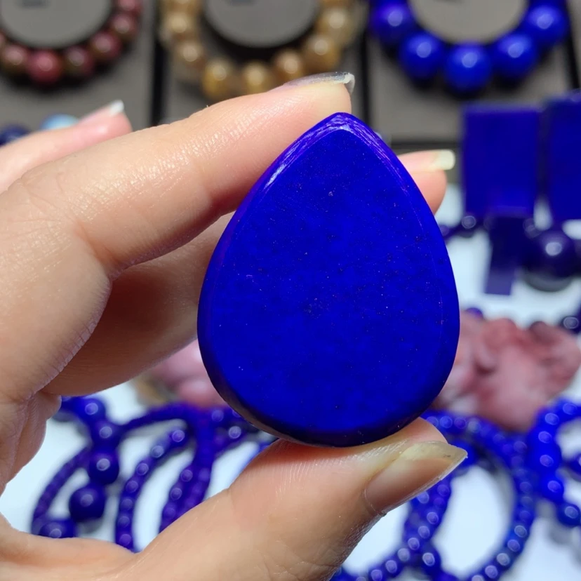 【闪购商品】未镶嵌青金石大水滴挂件