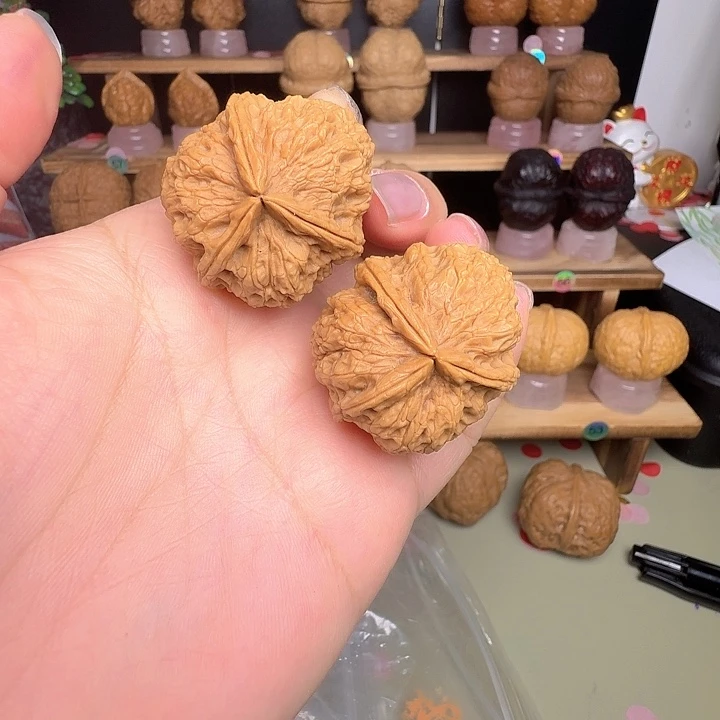 文玩核桃吊坠15号车35尺寸三棱