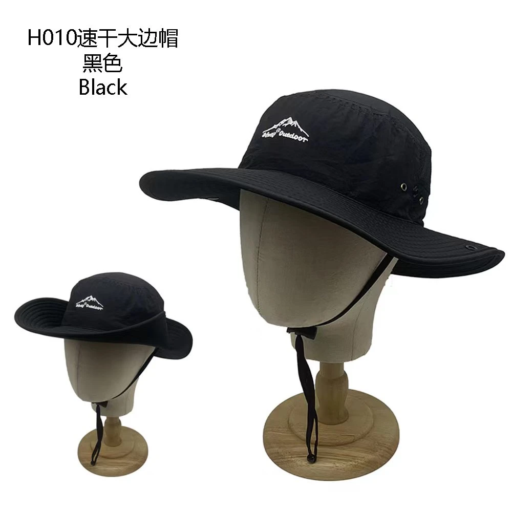 哈荻Hatty夏天户外透气防晒太阳帽快干防紫外线圆边帽盆帽010