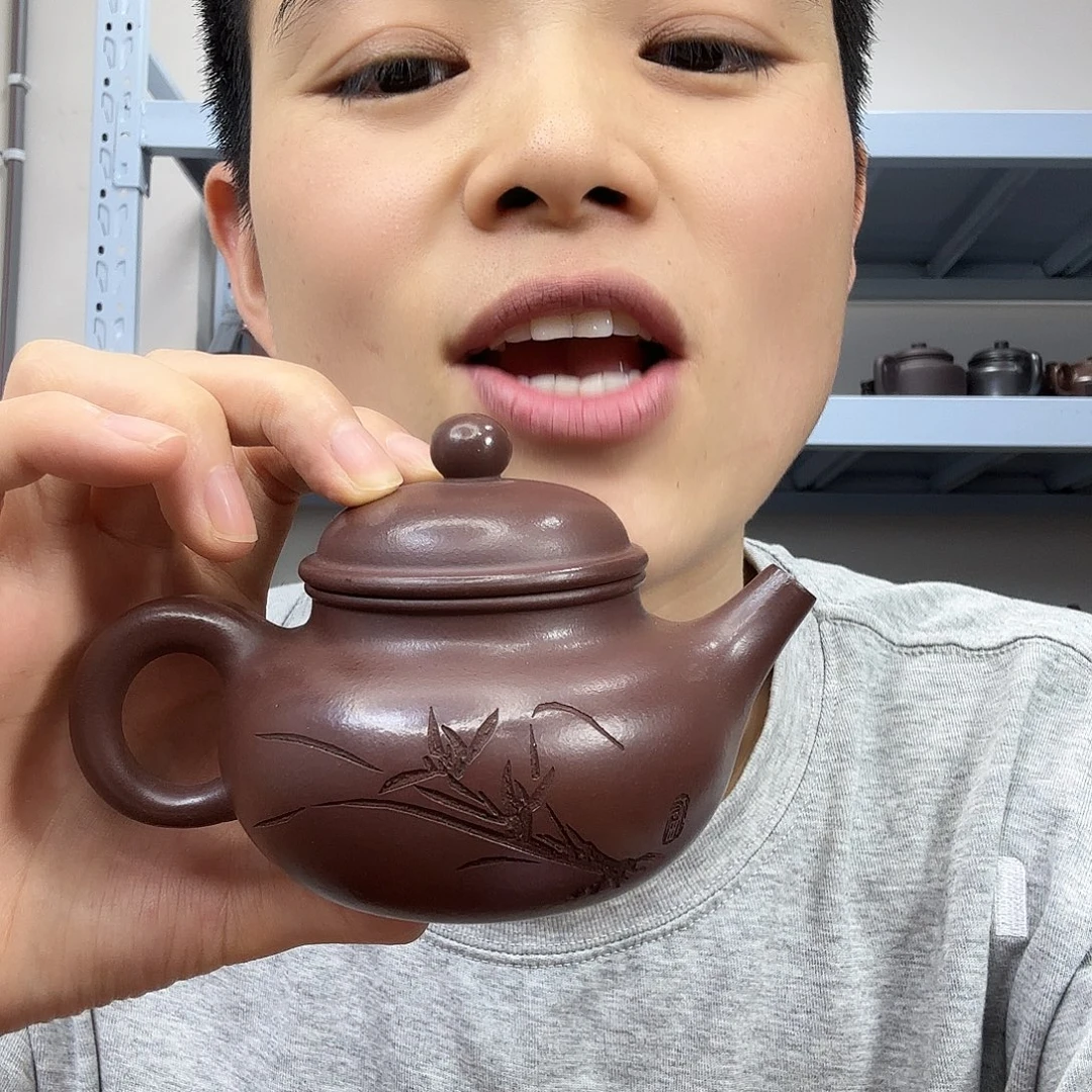 紫砂茶壶民间手艺人全手工制作