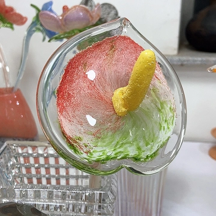 琉璃高度45厘米红掌夜光琉璃花