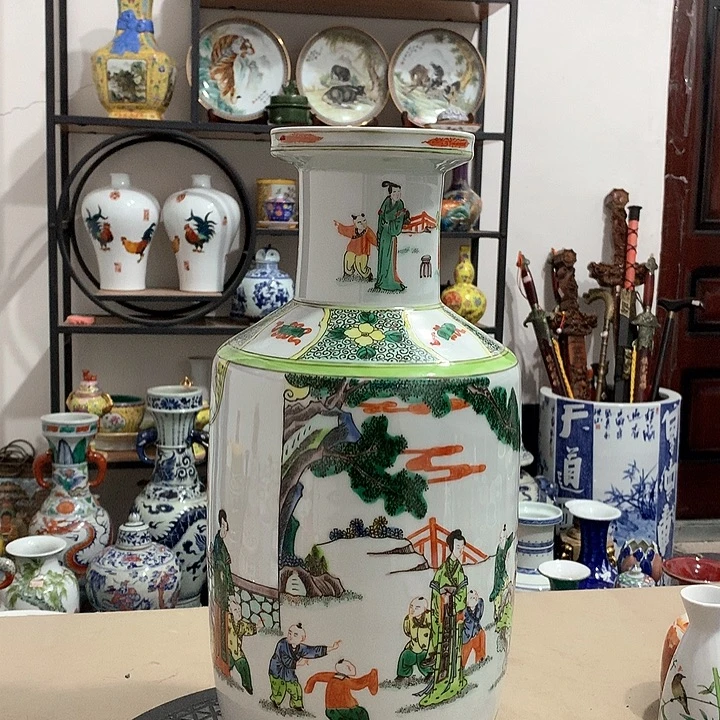 陶摆件博古架陶瓷摆件