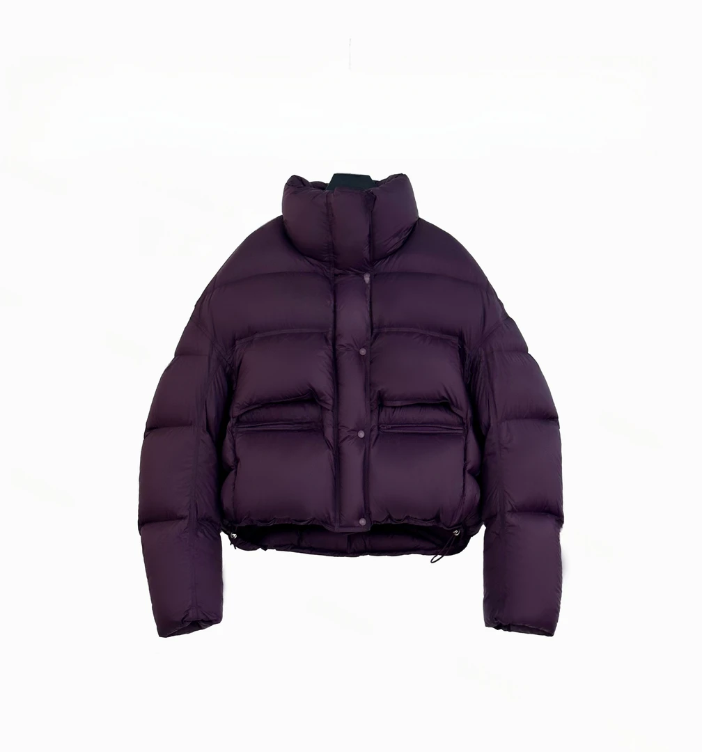 【高小涵】90白鹅绒2025新款白鹅绒泡芙时尚立领女款羽绒服6788款