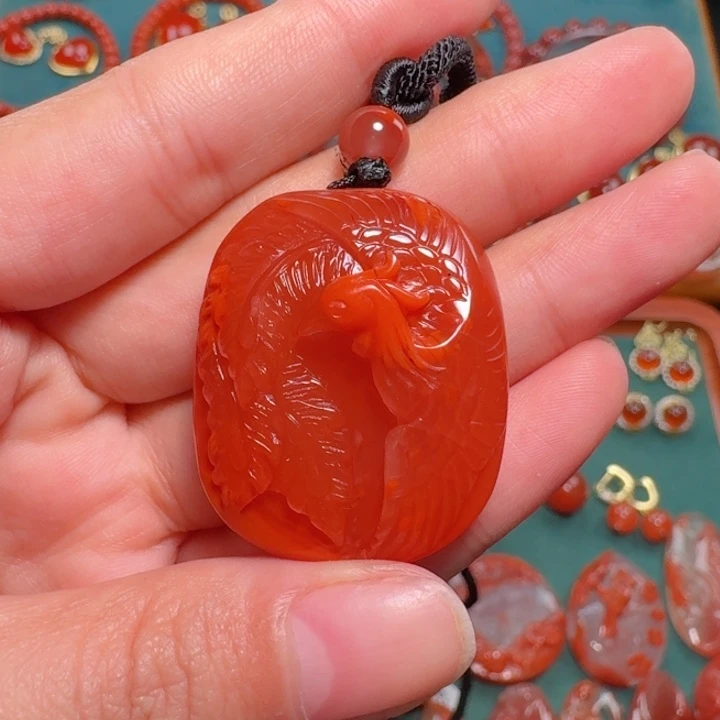 未镶嵌吊坠南红玛瑙