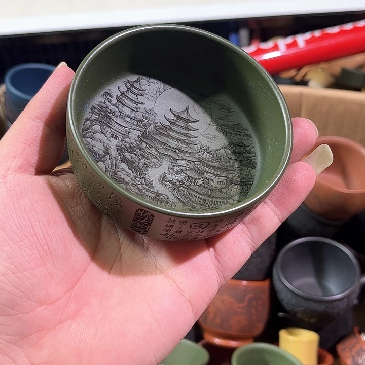 茶杯紫砂全手工紫砂主人杯