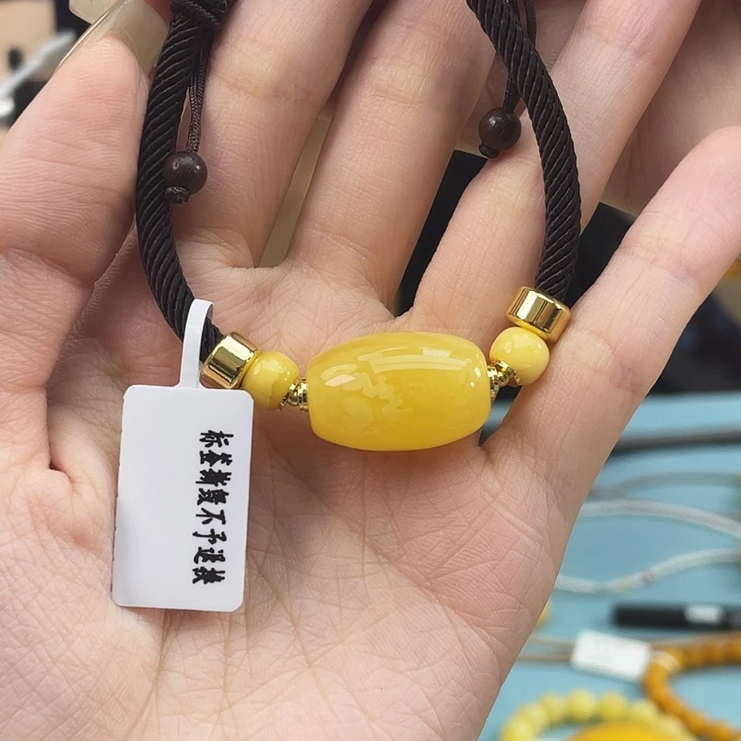 未镶嵌琥珀裸石小***子琥珀蜜蜡J11