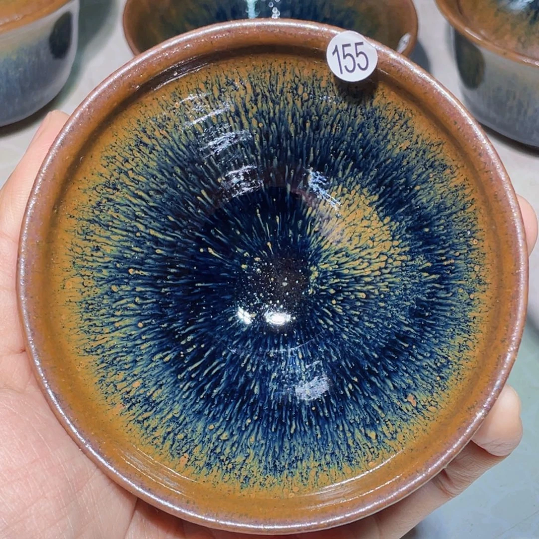 茶盏龙窑柴烧建盏155