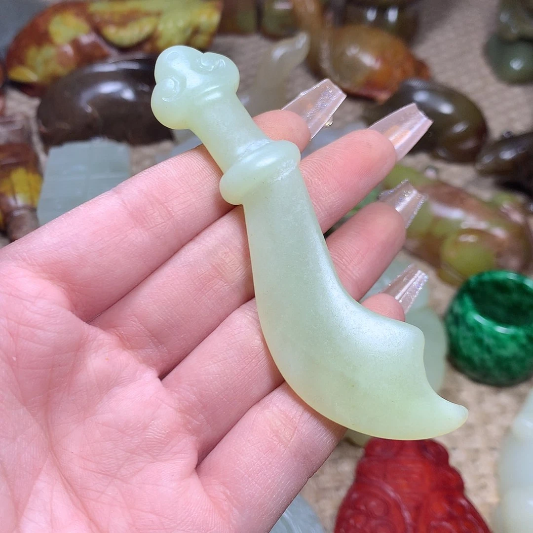 白玉菩提吊坠挂件