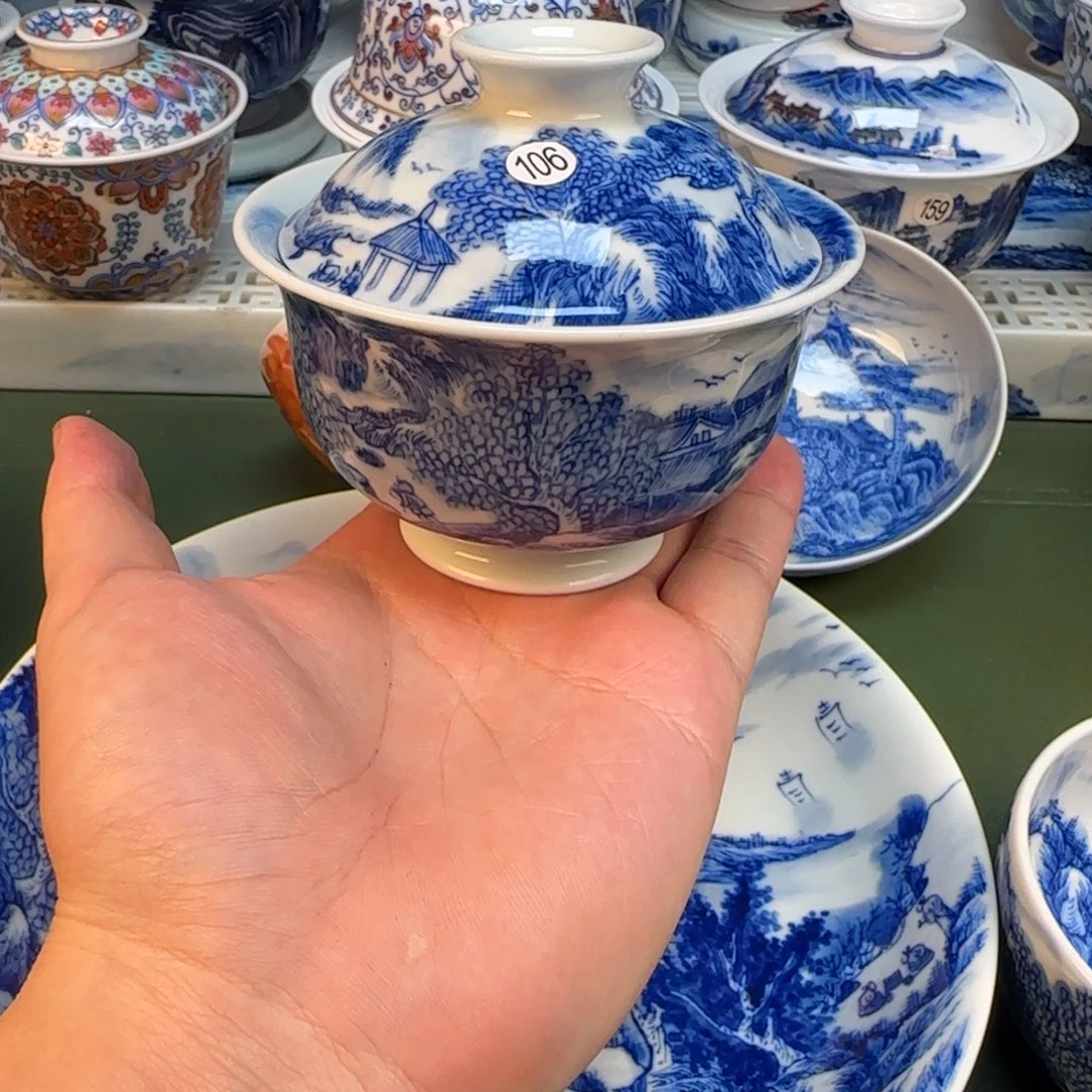 彦祖纯手工手绘茶具106