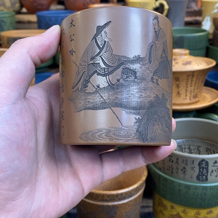 【闪购商品】紫砂杯子宜兴全手工紫砂杯