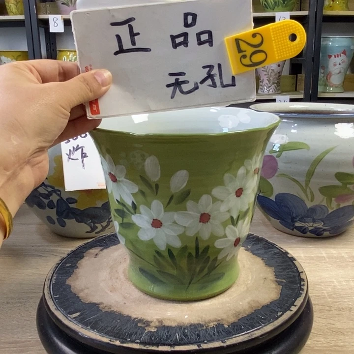 景德镇高温陶瓷花盆