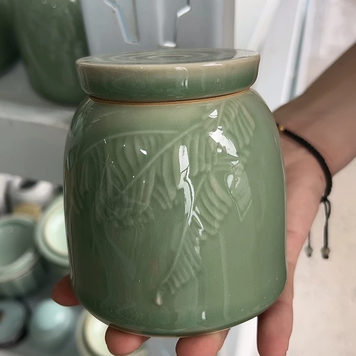 龙泉云间青瓷小米茶器