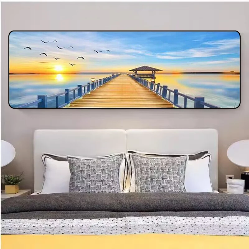 PU042卧室床头装饰画房间北欧主卧挂画客厅轻奢简约背景现代壁画