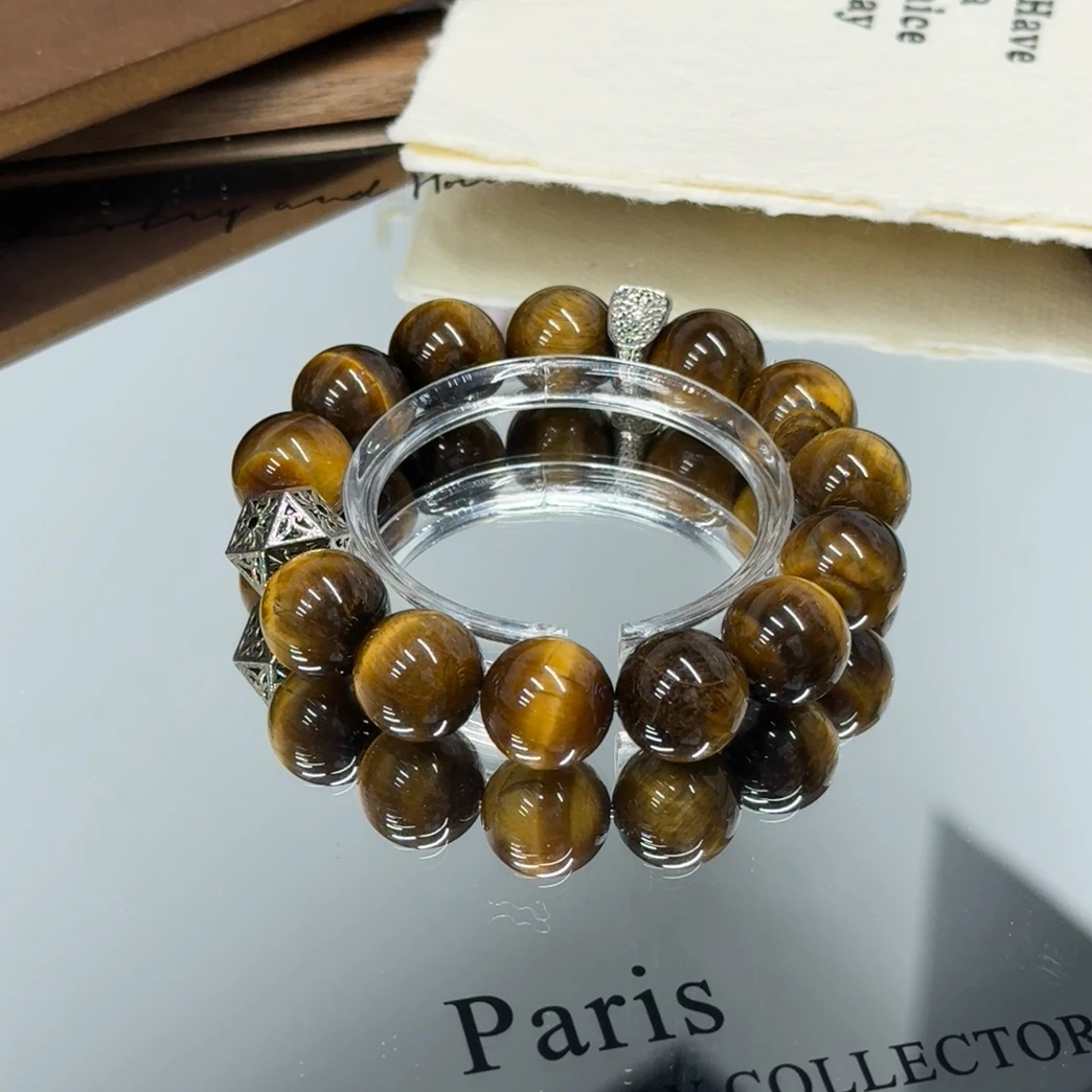 心翊珠宝14mm黄虎眼设计款