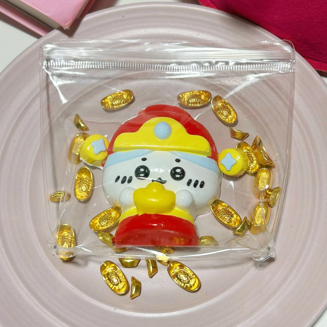 财神小八捏捏乐食品级硅胶解压玩具奶油泥感慢回弹创意可爱礼物