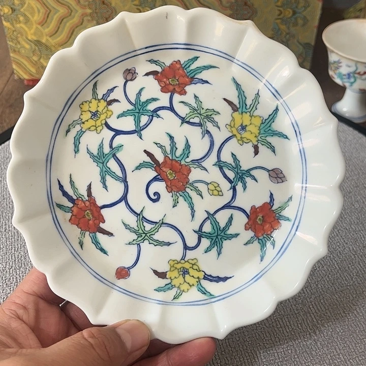 瓷摆件精品陶瓷花纹摆件