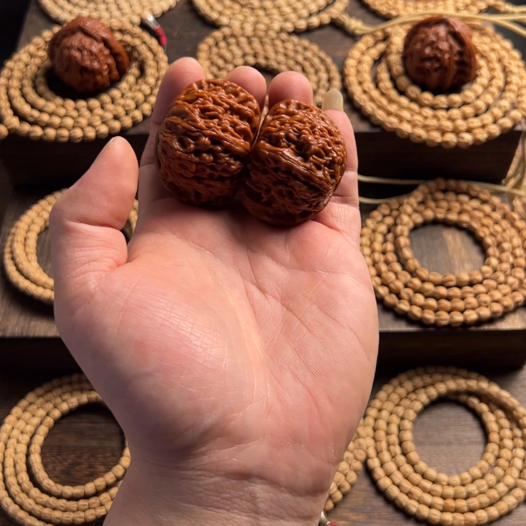 桃核吊坠y****s核桃一对