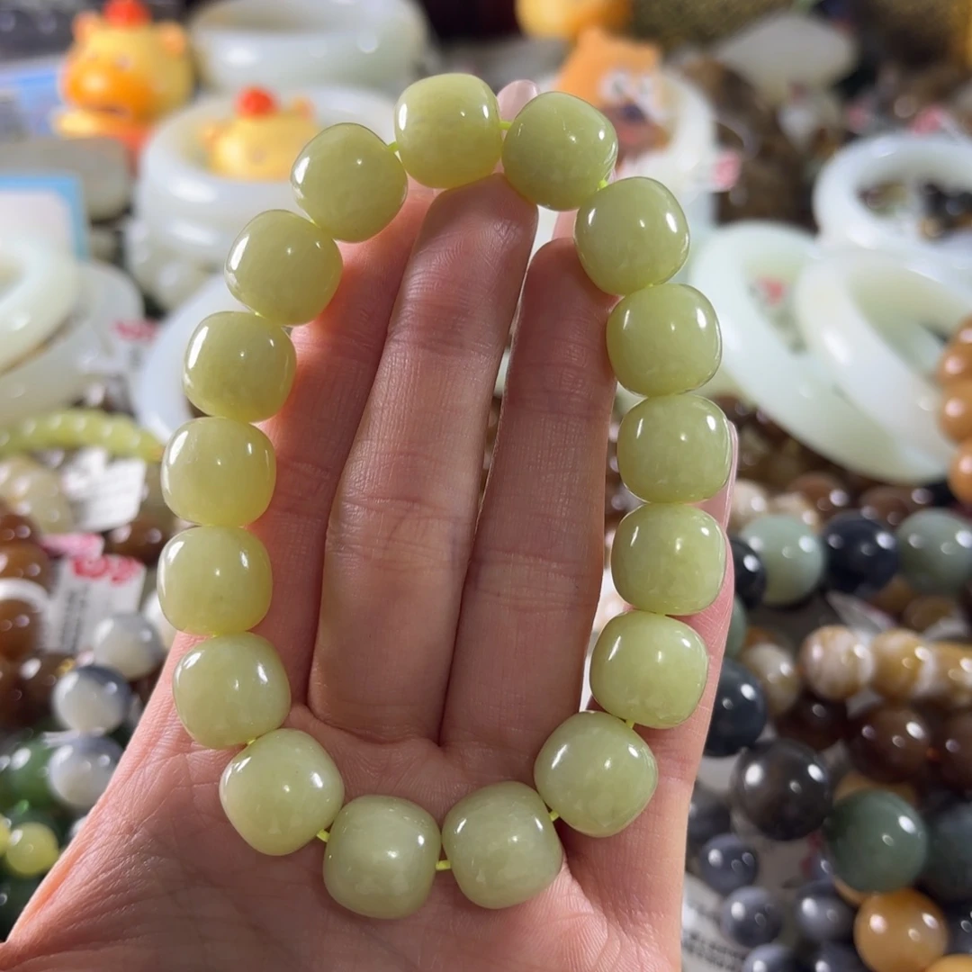 和田玉未镶嵌手串128