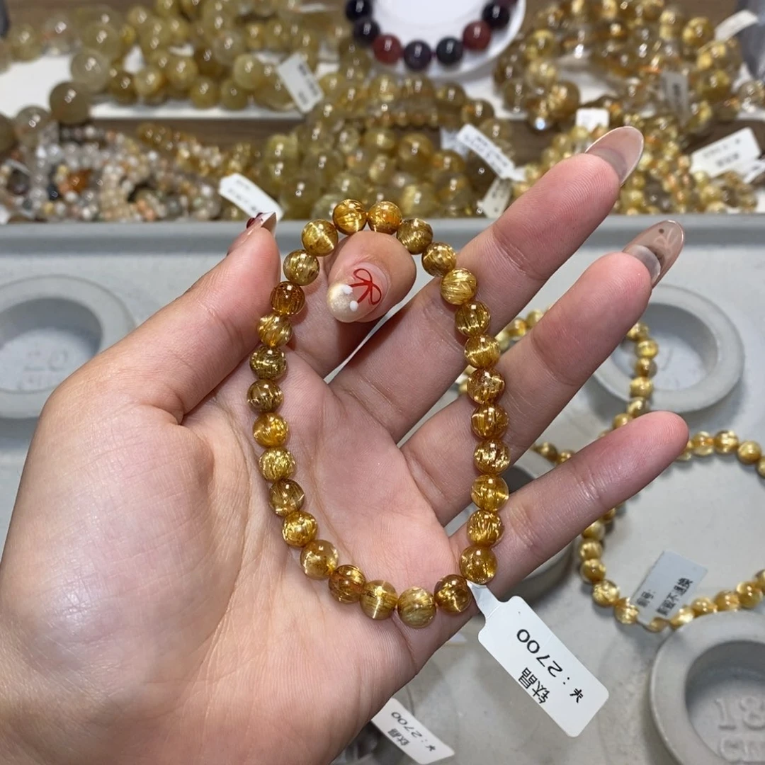 水晶手链未镶嵌邢*好手链