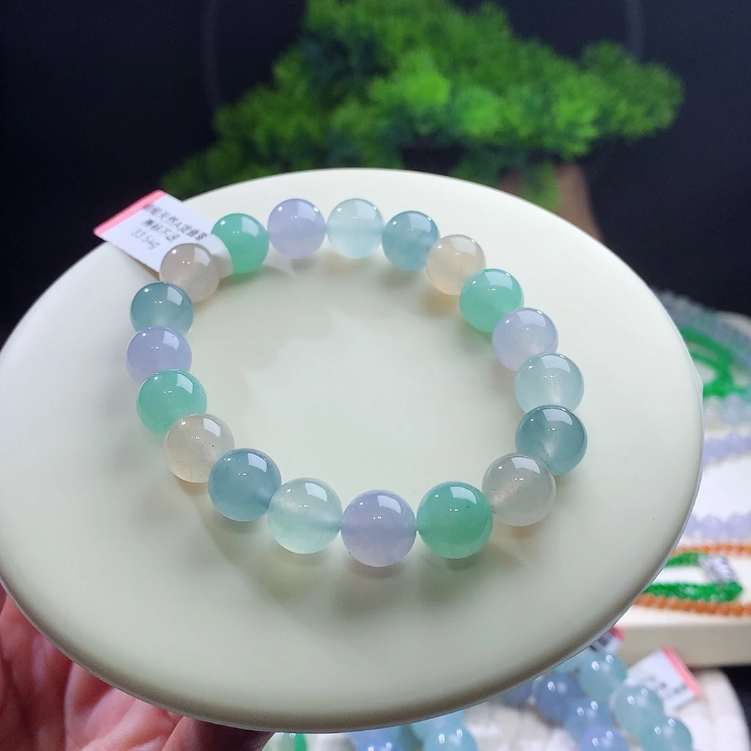 未镶嵌手串翡翠卡10mm