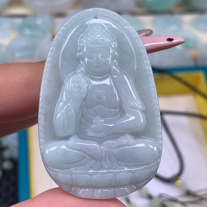 颈饰未镶嵌翡翠阿弥陀佛