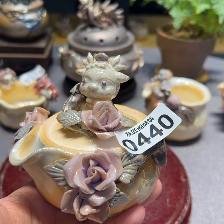 柴烧茶器，纯手工制作