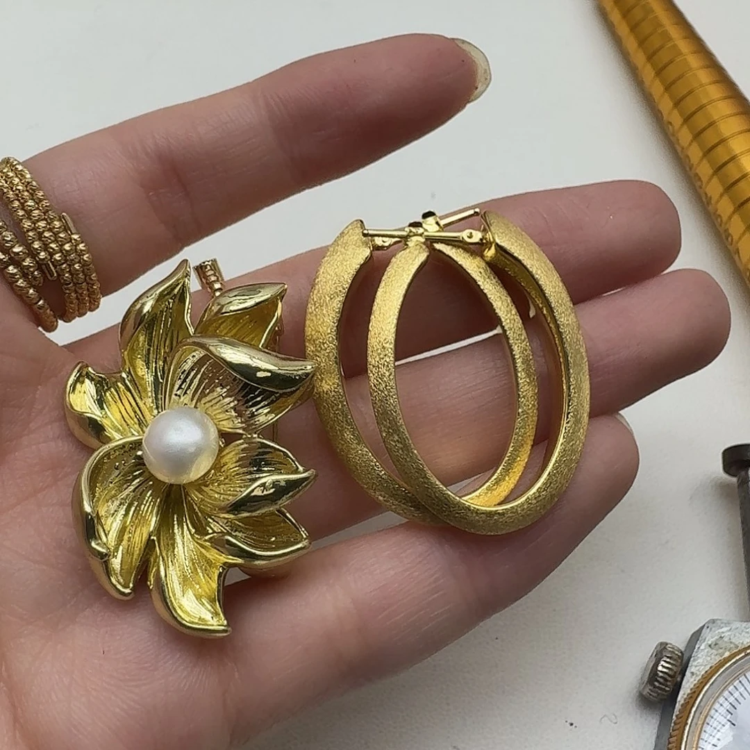 未镶嵌淡水珍珠耳饰