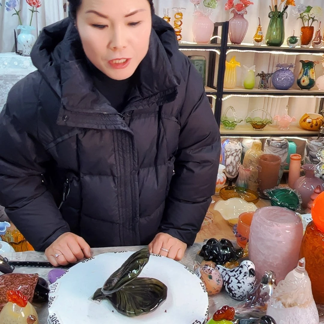 贝壳家悦美居琉璃摆件