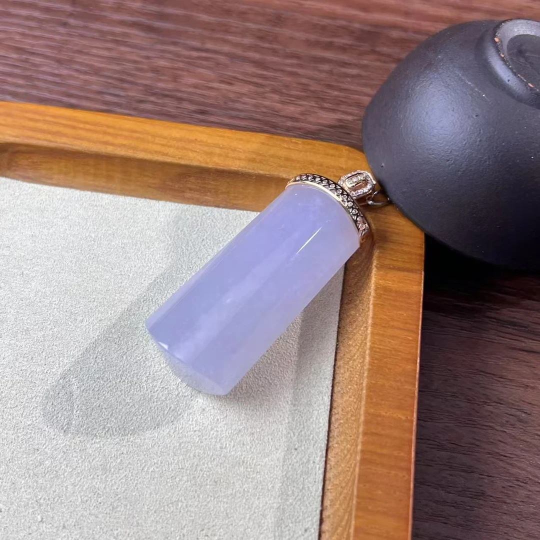 【睿泽鉴宝】18K翡翠颈饰   LC0620-539