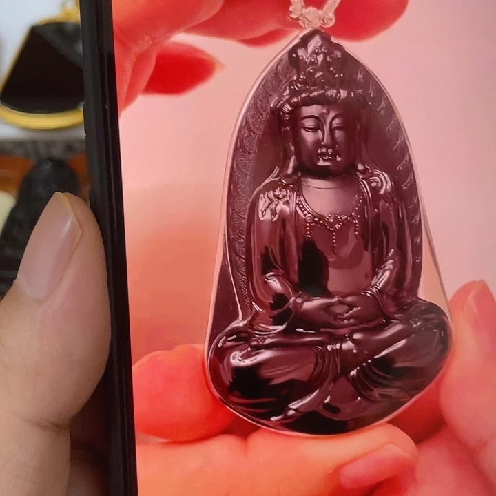 颈饰18K金镶嵌翡翠天***膀翡翠