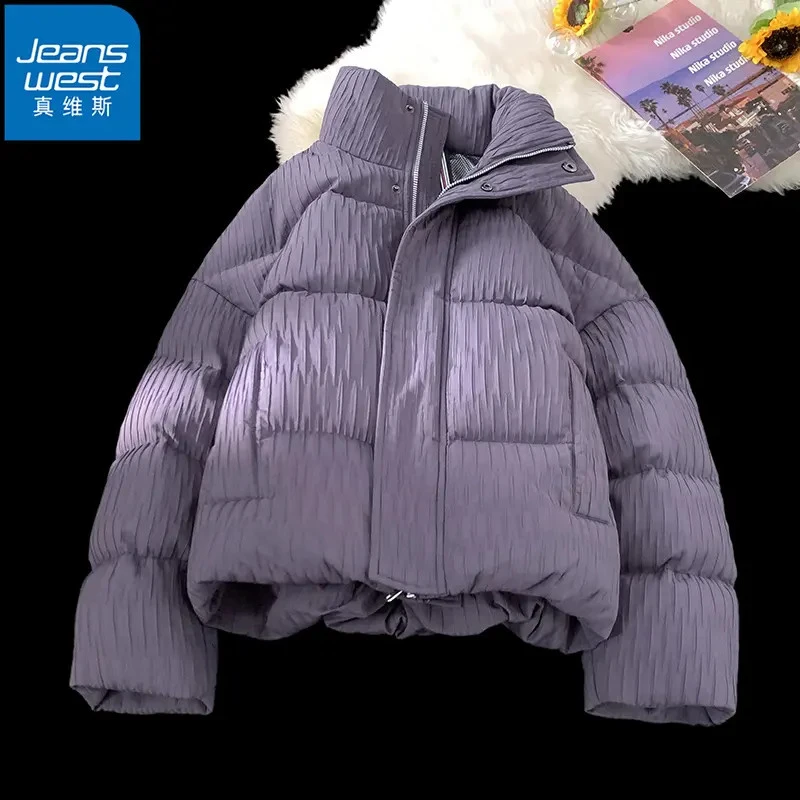 真维斯短款加厚棉衣男士2025冬季宽松百搭御寒保暖立领棉服外套男