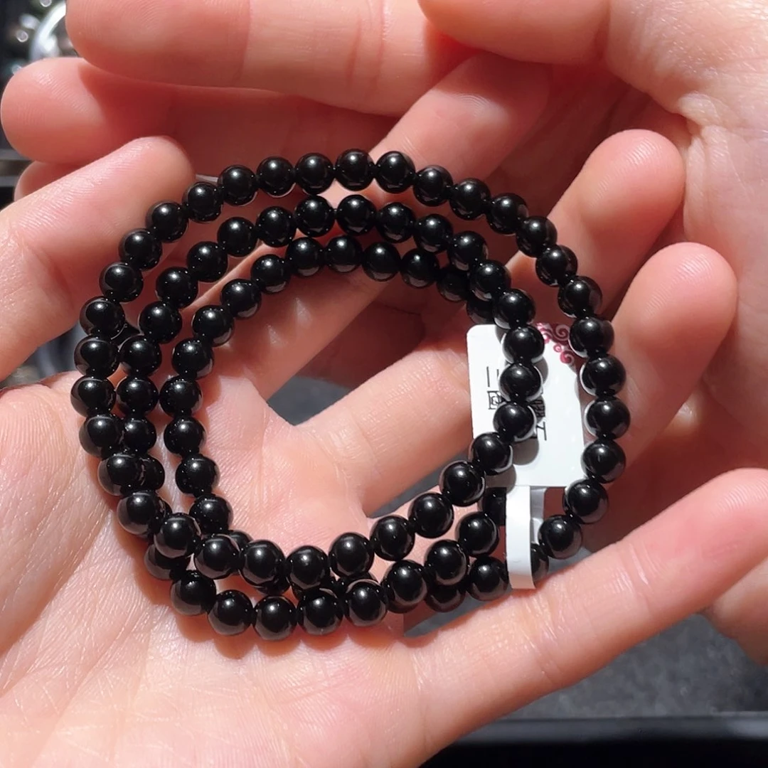 黑曜岩手链未镶嵌傲*战