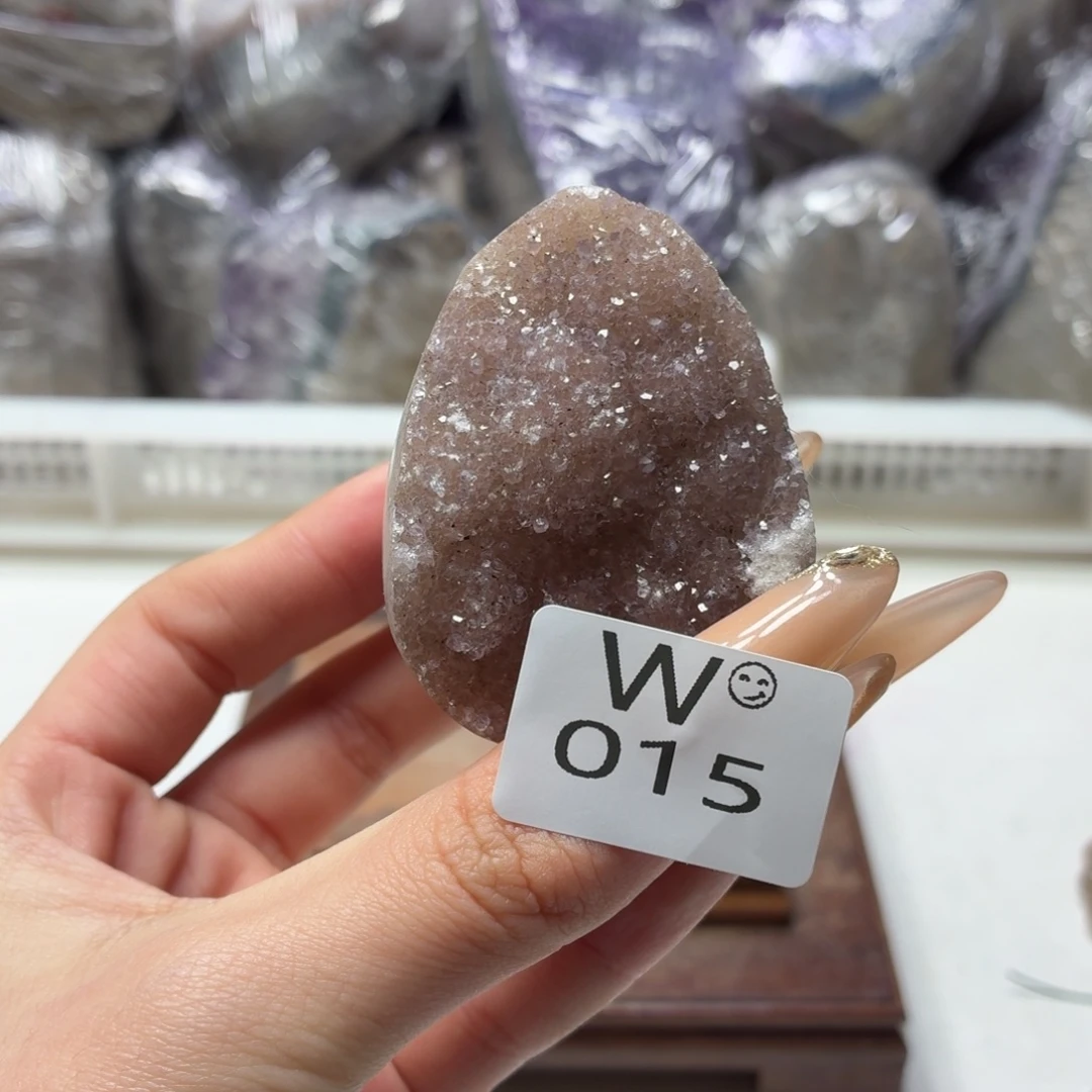 摆件紫晶未镶嵌紫水晶