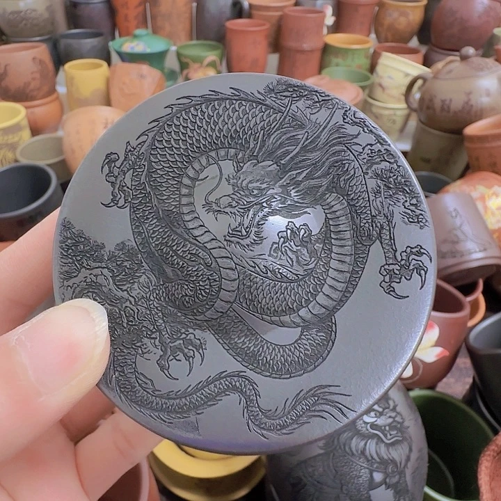 茶杯紫砂紫砂主人杯放漏！