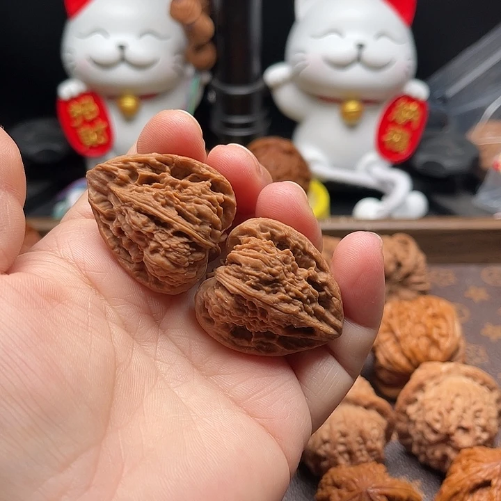 把件桃核南疆蚂蚁拉丝佛肚32全品
