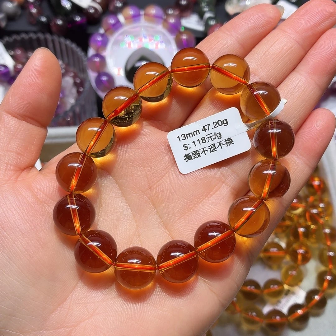 水晶未镶嵌手链天然水晶