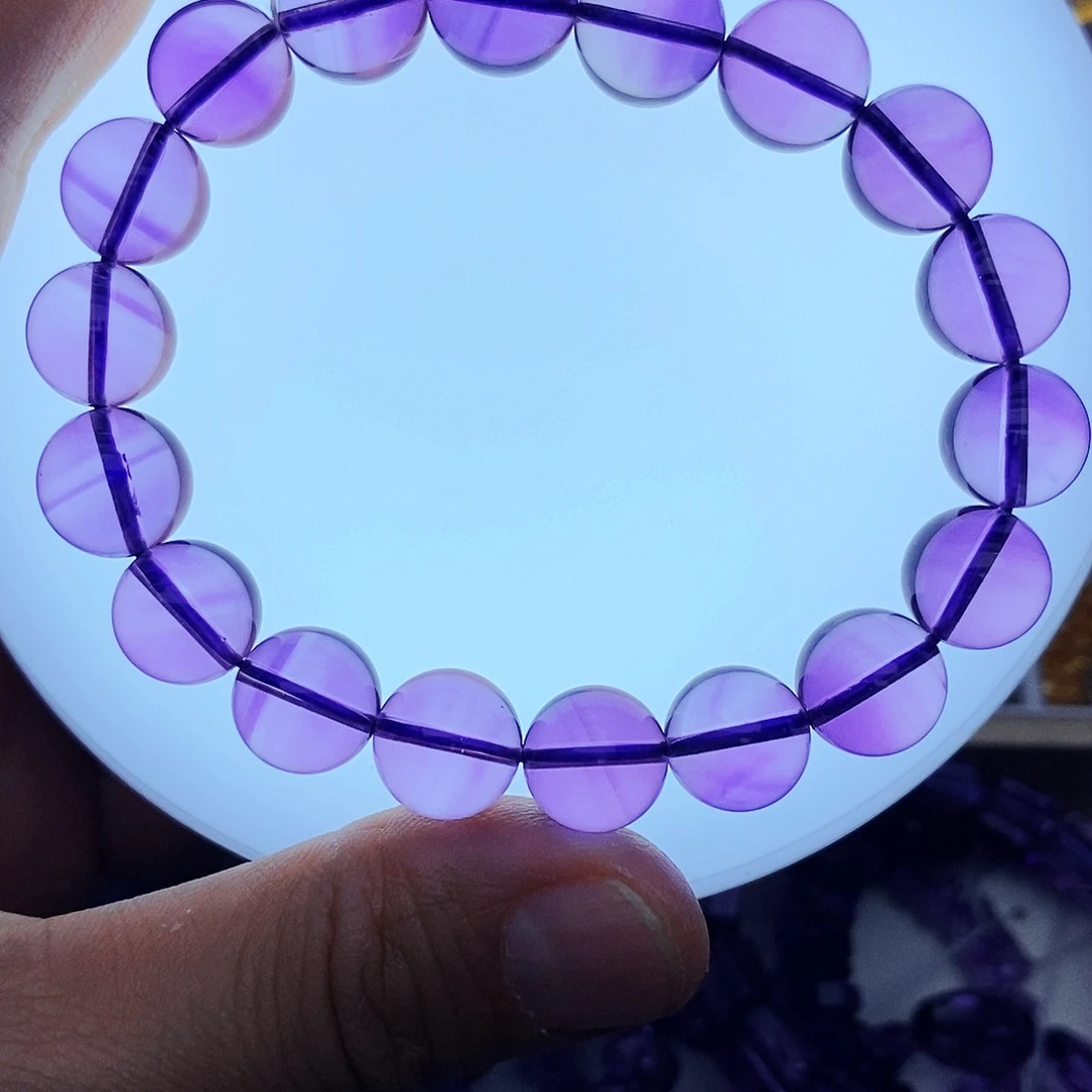 水晶手串未镶嵌天然