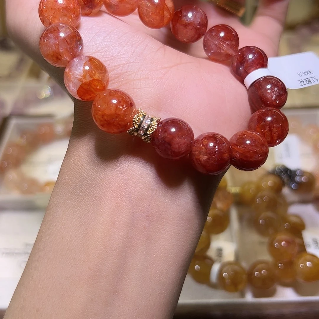 水晶手链未镶嵌?***水48小时鉴赏