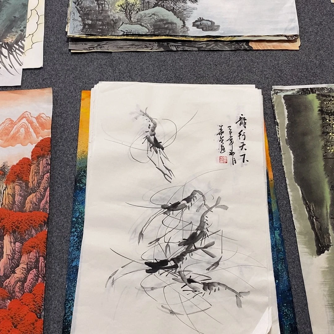 国画画画真的画画画