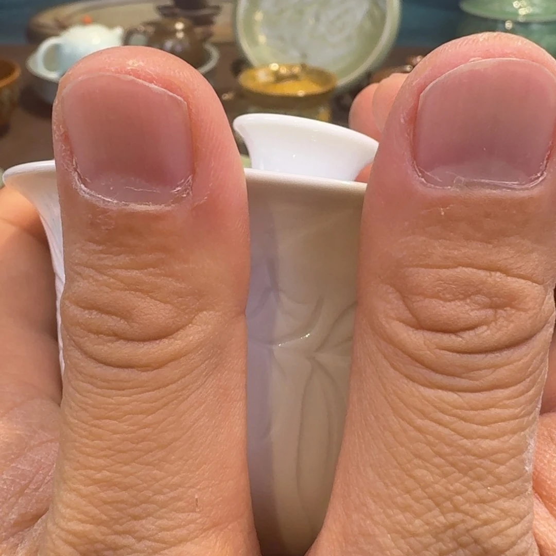 杯?****d龙泉青瓷茶具微瑕