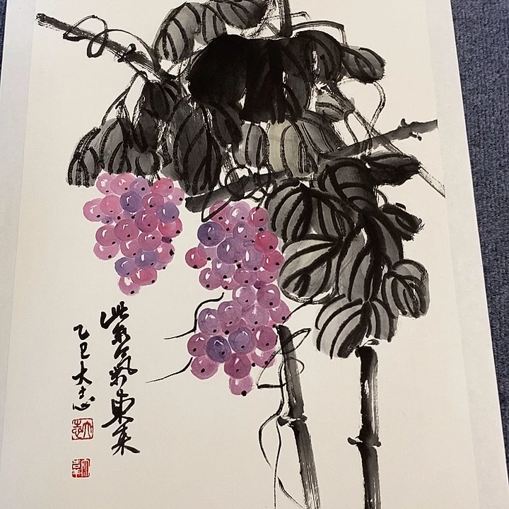 国画纯手绘写意画作45*68
