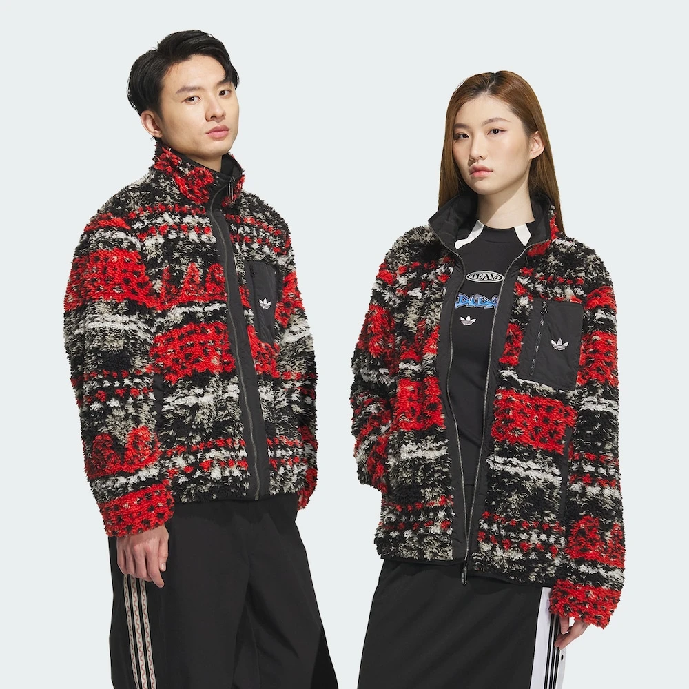 NOADIDAS TOC JACKET男女同款双面穿拉链印花运动夹克外套KC0105