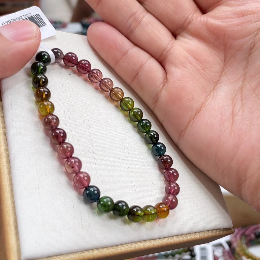 手串碧玺未镶嵌6mmmmmmmmm