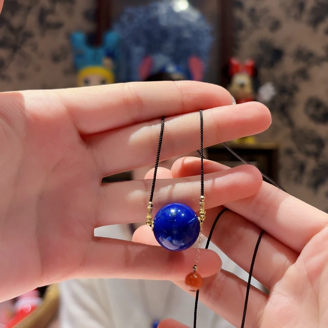 青金石未镶嵌颈饰多样性发其一