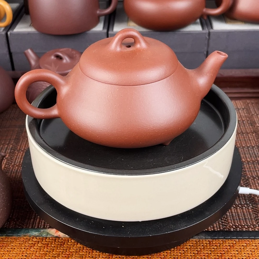 茶壶紫砂微瑕半手汉棠石瓢1111111