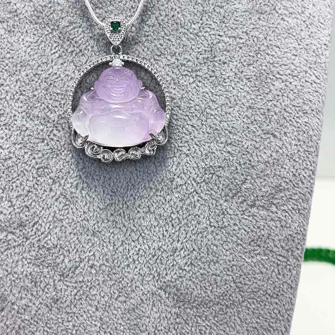 翡翠银S925镶嵌颈饰吊坠21