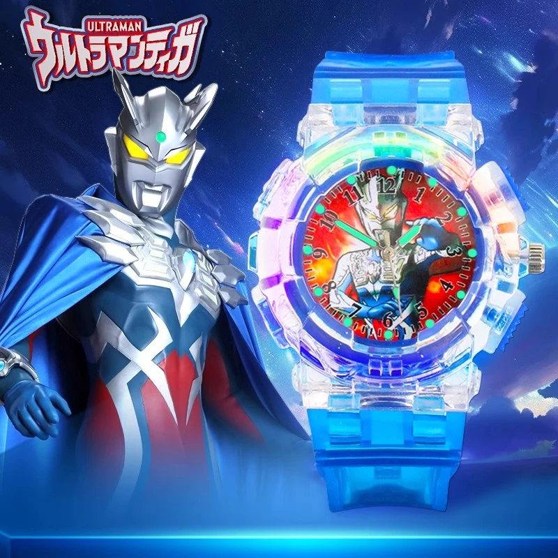 儿童手表奥特男生曼迪迦幼儿园发光玩具电子表3-6岁赛罗圣诞礼物